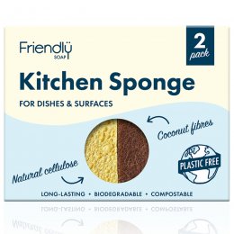Friendly Soap Kitchen Sponge - Pack of 2