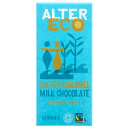 Altereco Organic Salted Caramel Milk Chocolate - 100g