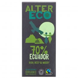Altereco Organic 70 percent  Dark Chocolate - 100g
