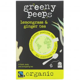 Greenypeeps Organic Lemongrass & Ginger Tea - 20 Bags