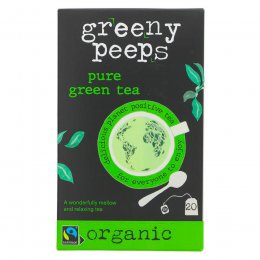 Greenypeeps Organic Pure Green Tea - 20 Bags