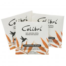 Colibri Anti-Moth Scented Sachets - Cedarwood - Pack of 3
