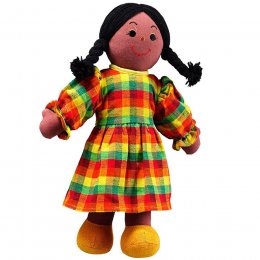 Lanka Kade Mum Doll - Black Skin Black Hair
