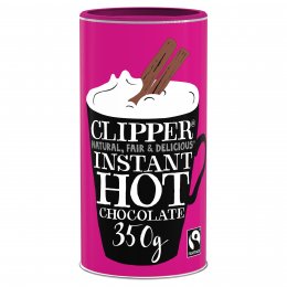 Clipper Fairtrade Seriously Velvety Instant Hot Chocolate - 350g