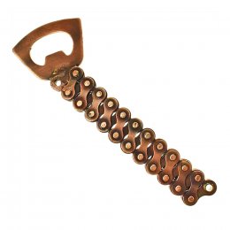 Recycled Bike Chain Bottle Opener - 15cm x 4.5cm