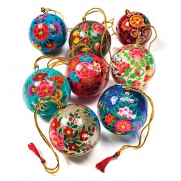 Fair Trade Kashmiri Baubles - Set of 4