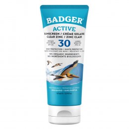 Badger Organic Broad Spectrum Clear Zinc Sunscreen - SPF30 - 87ml