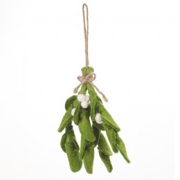 Felt Mistletoe Sprig Decoration