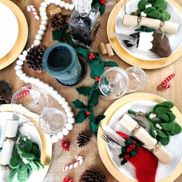 Felt Mistletoe Sprig Decoration
