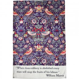 William Morris Strawberry Thief Organic Cotton Towel