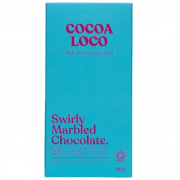 Cocoa Loco Organic Marbled Chocolate Bar - 100g