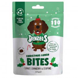 Denzels Christmas Lunch Bites for Dogs - Turkey, Cranberry & Stuffing - 100g