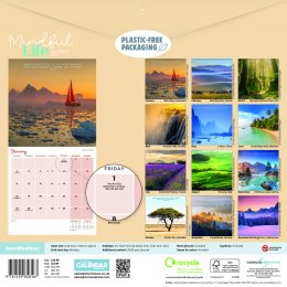 Mindful Life 2027 Wall Calendar