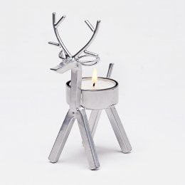 Metal Reindeer T-Light Holder