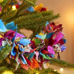 Sari Tinsel Garland - Multi - 200cm