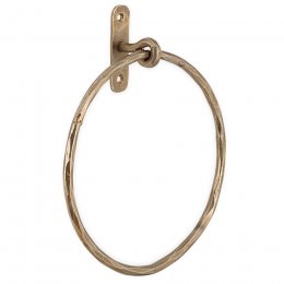 Olani Towel Ring - Antique Brass