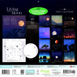 Living By The Moon 2026 Wall Calendar