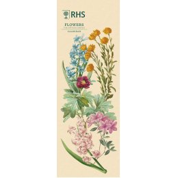 RHS Flowers 2027 Slim Wall Calendar