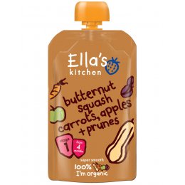 Ellas Kitchen Butternut Squash  Carrot  Apples & Prunes - 120g