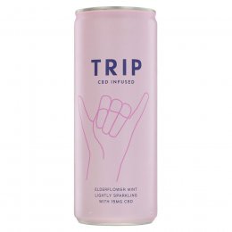 Trip CBD Infused Drink - Elderflower & Mint - 250ml
