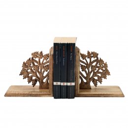 Mango Wood Tree of Life Bookends