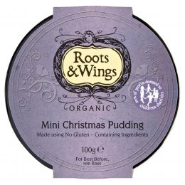 Roots & Wings Organic Gluten Free Mini Christmas Pudding - 100g