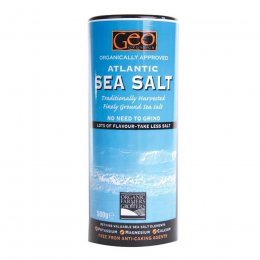 Geo Organics Atlantic Finely Ground Sea Salt - 500g