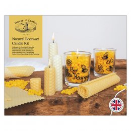 Natural Beeswax Candle Kit