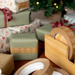 Gingerbread Men Paper Tape - 50m