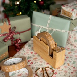 Gingerbread Men Paper Tape - 50m