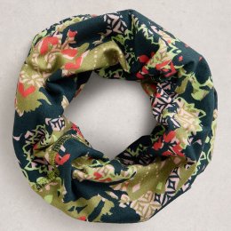 White Stuff Versatile Organic Jersey Roll - Green Print