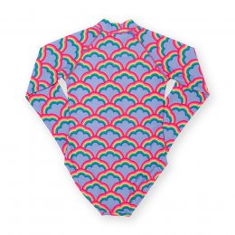 Kite Rainbow Shell Long-Sleeved Swimsuit