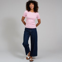 Kite Portesham Jersey T-Shirt Azalea Stripe