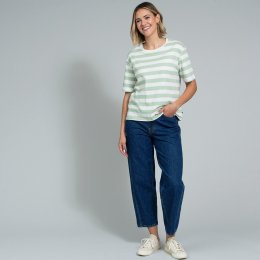 Kite Oxbridge Jersey T-Shirt Soft Sage Stripe