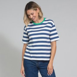 Kite Oxbridge Jersey T-Shirt Navy Stripe