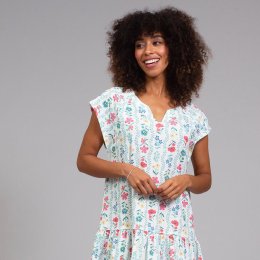 Kite Bookham Slub Jersey Dress Flower Press