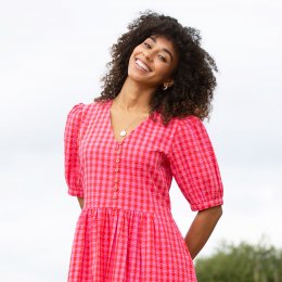 Kite Worgret Seersucker Dress Gingham