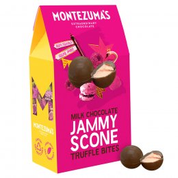 Montezumas Milk Chocolate Jammy Scone Truffle Bites - 120g
