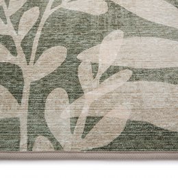 Eco-Washable Green Eden Leaves Runner - 75 x 220cm