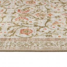 Eco-Washable Country Paisley Natural Runner - 75 x 220cm