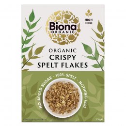 Biona Organic Crispy Spelt Flakes - 300g