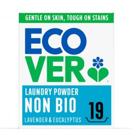 Ecover Non Bio Washing Powder - Lavender & Eucalyptus - 950g - 19 Washes