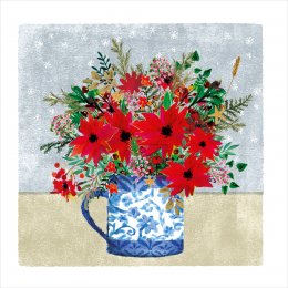 Amnesty Charity Christmas Cards - Festive Blooms - Pack of 10