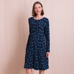 Nomads Textured Jersey Dress - Navy