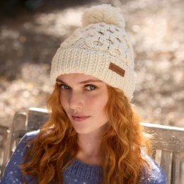 Enniskerry Merino Beanie - Cream