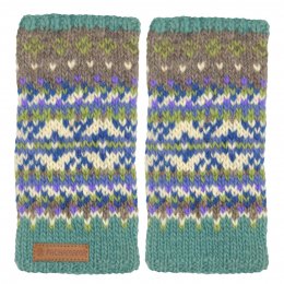 Iona Handwarmers - Aqua