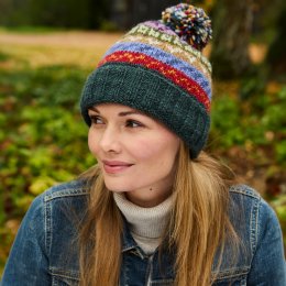 Elveden Roll Back Bobble Beanie