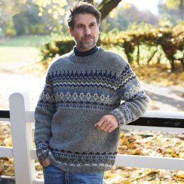 Mens Westport Sweater - Blue