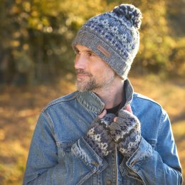 Westport Bobble Beanie - Blue
