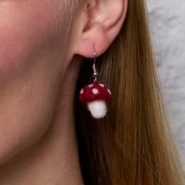 Toadstool Earrings